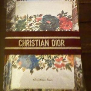 Christian Dior Floral Print Harbound set of two journals GWP item